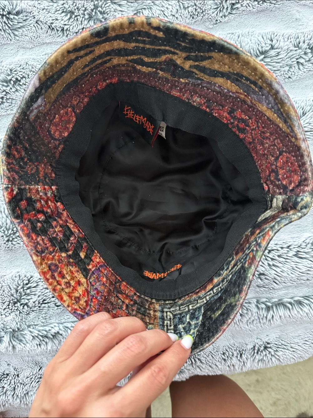 SELF-MADE Leopard & Patchwork Bucket Hat - Picture 5 of 10